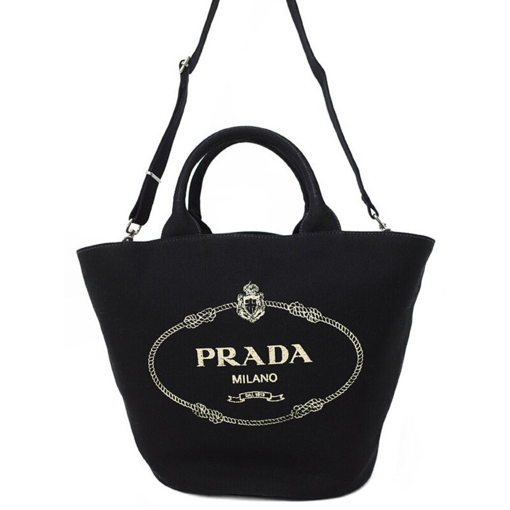 Prada Pouch Bag Tote Canapa - Picture 2 of 5